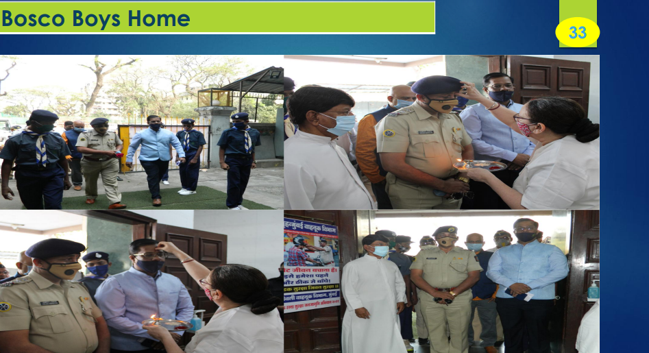 Bosco Boys Home community outreach and safety awareness activities