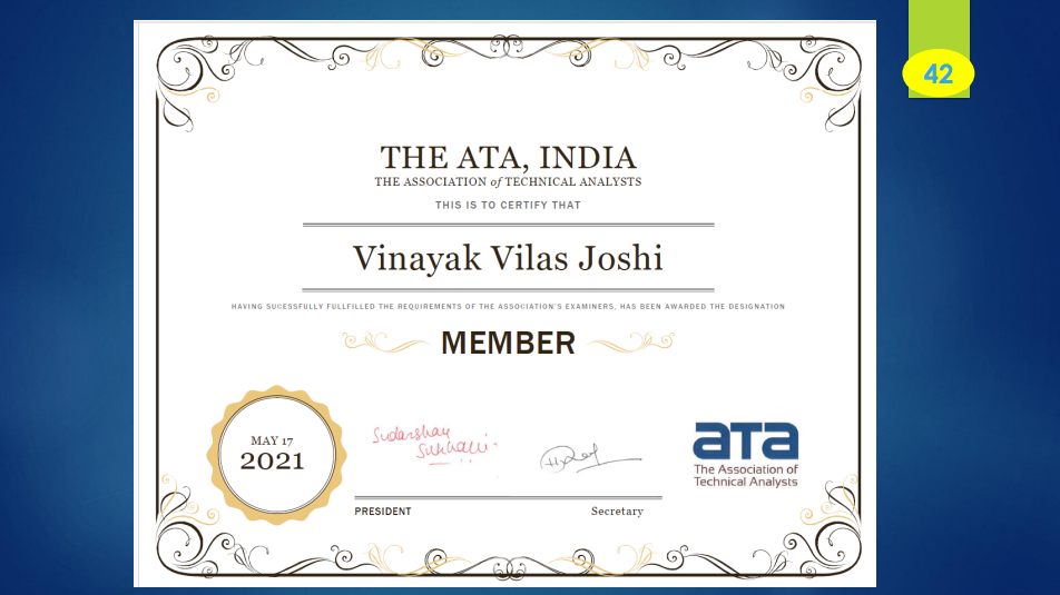 Certificates slide detail