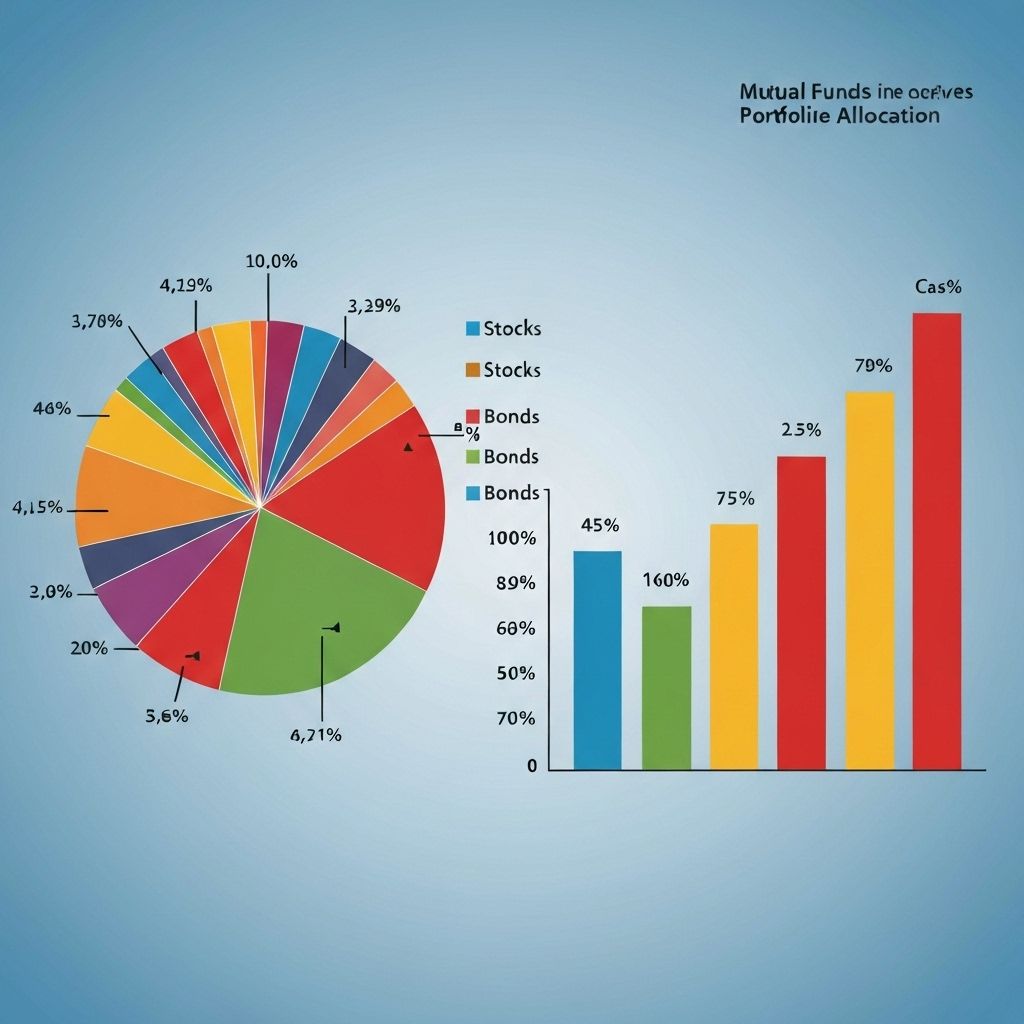 Mutual funds portfolio allocation visualization