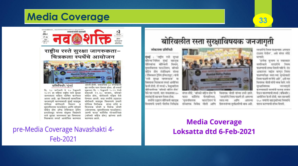 Road Safety Awareness campaign photos